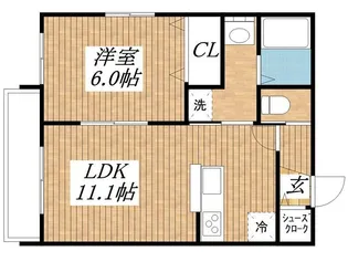 東京都昭島市緑町4【マンション】の間取り
