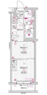 東京都練馬区氷川台3【マンション】の間取り