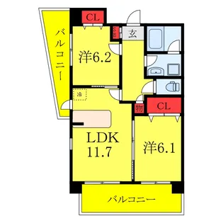 Fullauze【3階】の間取り