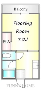 サクラコーポ【2階】の間取り