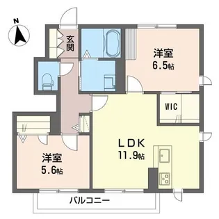 ファインヴィラ湘南【1階】の間取り
