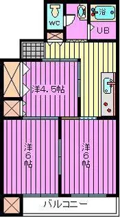 池田マンション【3階】の間取り