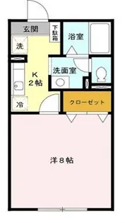 燦コーポ【1階】の間取り