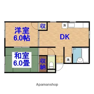 廣瀬ハイツ【2階】の間取り