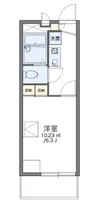 横濱ヴィラ【1階】の間取り