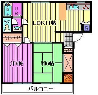 埼玉県川口市大字小谷場【マンション】の間取り