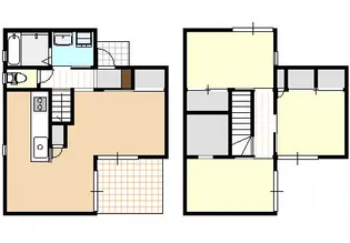 広島県福山市新涯町3【一戸建】の間取り
