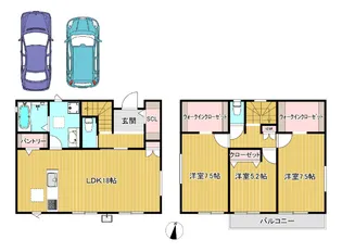 東京都西東京市泉町5【一戸建】の間取り