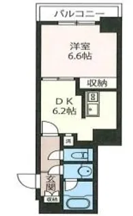 エスティメゾン神田【7階】の間取り