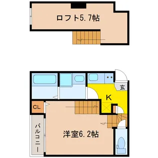アリエッタ長町【1階】の間取り