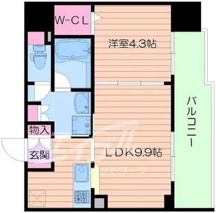 アーバネックス本町【5階】の間取り