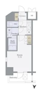 東京都江東区森下4【マンション】の間取り
