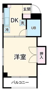 第1厚英ビル【2階】の間取り