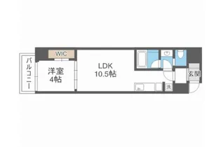 大阪府大阪市浪速区元町3【マンション】の間取り