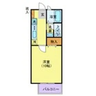 1Kの間取り画像