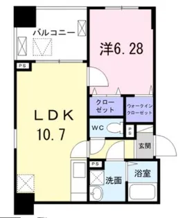 Field-V 築地【5階】の間取り