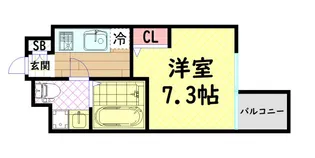 1Kの間取り画像