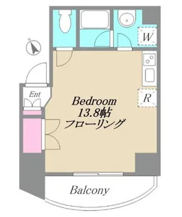 東京都港区虎ノ門2【マンション】の間取り