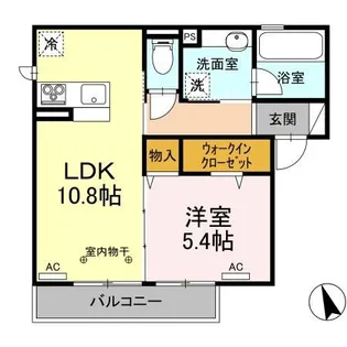 パレ クレール【2階】の間取り
