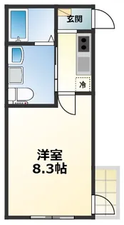 神奈川県川崎市多摩区枡形5【アパート】の間取り