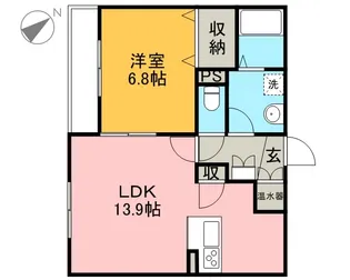 クレストパレス【3階】の間取り