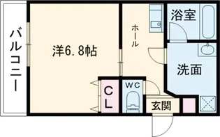 プランドールミオナ【4階】の間取り