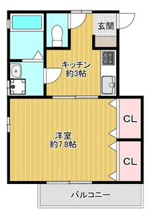ウィステリア碑文谷【1階】の間取り
