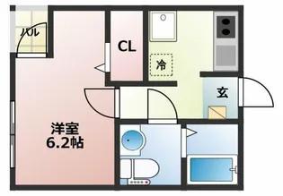 アルカディア【1階】の間取り