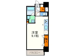 KDX堺筋本町レジデンスの間取り