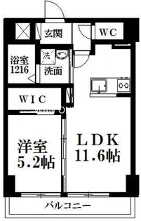 ルーヴル田町【9階】の間取り