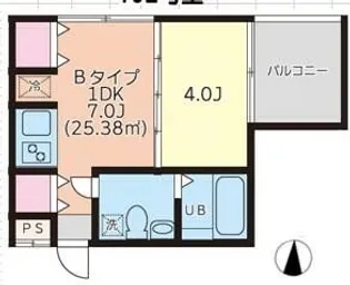アート・フル中井【2階】の間取り
