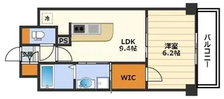 EL-Sia Umekita【5階】の間取り