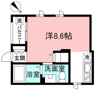神奈川県横浜市港北区仲手原1【アパート】の間取り