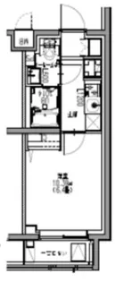 S-RESIDENCE行徳courant【1階】の間取り