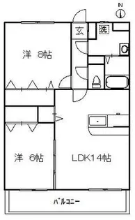 エアルートI【3階】の間取り