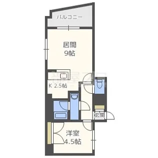北海道札幌市中央区北五条西14【マンション】の間取り