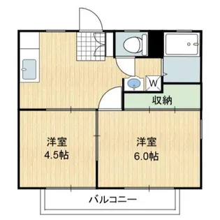 サンシティIZUMI【1階】の間取り