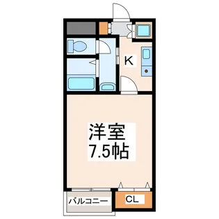 メゾン・ド・ウェルフェア【5階】の間取り