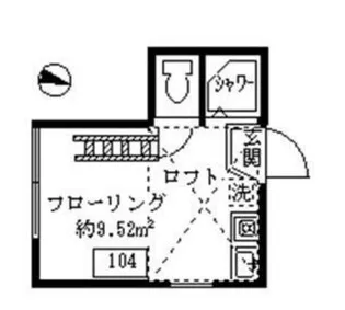 フェリスピュール【1階】の間取り