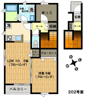 東京都三鷹市井の頭2【アパート】の間取り