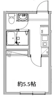 OPEN RISE尾久銀座I【3階】の間取り