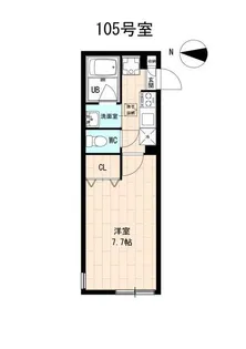 レピュア池袋西【1階】の間取り