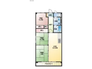 ブランメゾン赤坂【2階】の間取り