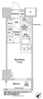 コンフォリア浅草橋【3階】の間取り