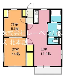 ガーデンプラザE棟【2階】の間取り