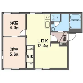 SHM カーサ 谷津【2階】の間取り