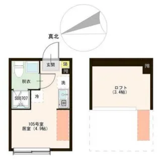 Urban Terrace ときわ台【1階】の間取り