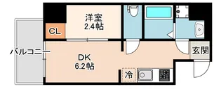 SOAR SHINIMAMIYA【6階】の間取り