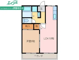 サンクレシェ【1階】の間取り
