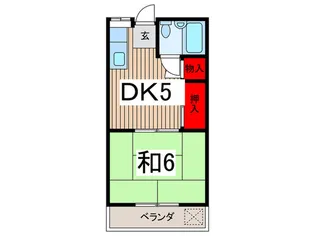 レジデンス南大泉【1階】の間取り